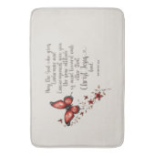 Romeinen 15:5 Bijbelvers Afbeelding Badmat (Voorkant Verticaal)