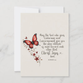 Romeinen 15:5 Bijbelvers Afbeelding Briefkaart