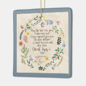 Romeinen 15:5 Bijbelvers Afbeelding Keramisch Ornament (Links)