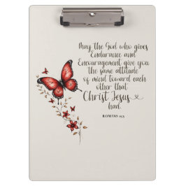 Romeinen 15:5 Bijbelvers Afbeelding Klembord