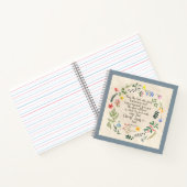 Romeinen 15:5 Bijbelvers Afbeelding Notitieboek (Binnen)