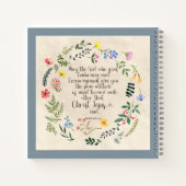 Romeinen 15:5 Bijbelvers Afbeelding Notitieboek (Achterkant)