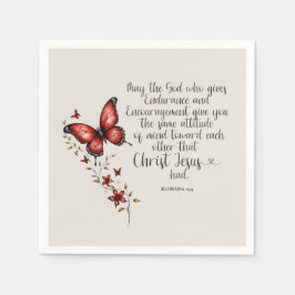 Romeinen 15:5 Bijbelvers Afbeelding Servet