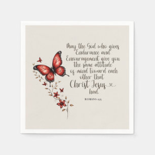 Romeinen 15:5 Bijbelvers Afbeelding Servet