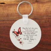 Romeinen 15:5 Bijbelvers Afbeelding Sleutelhanger (Voorkant)