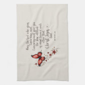 Romeinen 15:5 Bijbelvers Afbeelding Theedoek (Verticaal)