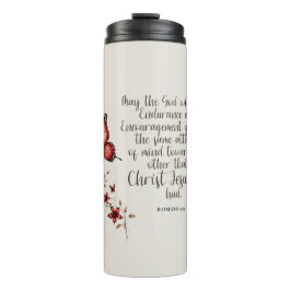 Romeinen 15:5 Bijbelvers Afbeelding Thermosbeker