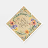 Romeinen 15:5 Bijbelvers Papieren servetten (Hoek)