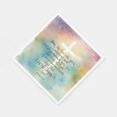 Romeinen 15:5 Bijbelvers Papieren servetten (Hoek)