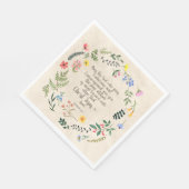 Romeinen 15:5 Bijbelvers Papieren servetten (Hoek)