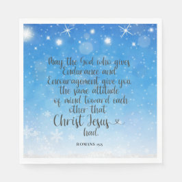 Romeinen 15:5 Bijbelvers Papieren servetten