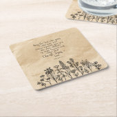 Romeinen 15:5 Bijbelvers Papieren servetten Kartonnen Onderzetters (Schuin)