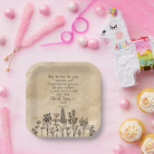 Romeinen 15:5 Bijbelvers Papieren servetten Papieren Bordje (Feest)