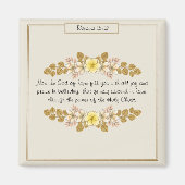 Romeinen 15 God van Hope Floral Inspirerend Kitche Magneet (Voorkant)