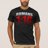 Romeinen 1:16 t-shirt (Voorkant)