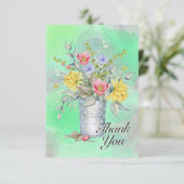 Romeinen 1:8 Ik dank mijn God voor jullie, Inspire Bedankkaart (Staand voorkant)