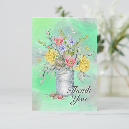 Romeinen 1:8 Ik dank mijn God voor jullie, Inspire Bedankkaart (Staand voorkant)