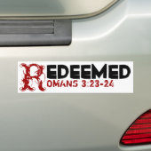 Romeinen 3:23-24 bumpersticker (Op auto)
