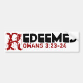 Romeinen 3:23-24 bumpersticker (Voorkant)