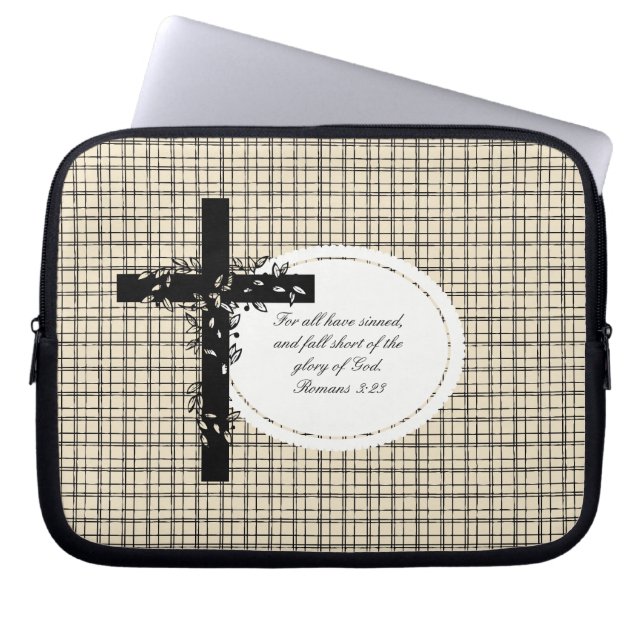 Romeinen 3:23 Laptop of Netbook Carrier Sleeve (Voorkant)