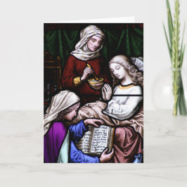 Romeinen 5:1 Glas in lood Kaart