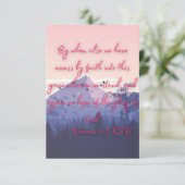 Romeinen 5:2 KJV Bijbel Verse Pic Flat Greep Kaart (Staand voorkant)