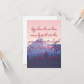 Romeinen 5:2 KJV Bijbel Verse Pic Flat Greep Kaart (Voorkant / Achterkant in situ)