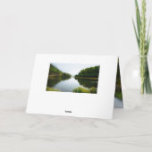 Romeinen 5:3-4 We glory in ons Sufferings Lake Tre Kaart (Achterkant)