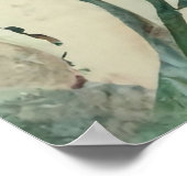 Romeinen 5:5 God's Liefde Bijbel Verse Rode Bloeme Poster (Hoek)