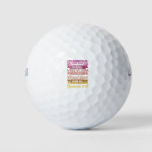 Romeinen 5:8 Bijbelvers ontwerp Golfballen (Voorkant)