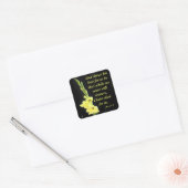 Romeinen 5:8 vierkante sticker (Envelop)