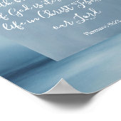 Romeinen 6:23 Aanpasbare Bijbelvers Poster (Hoek)