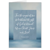 Romeinen 6:23  Bijbelvers (Voorkant)