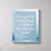 Romeinen 6:23  Bijbelvers Canvas Afdruk (Voorkant)