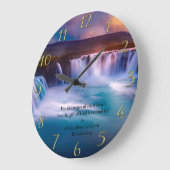 Romeinen 6:23 Gold Christelijk Faith Prayer Grote Klok (Hoek)