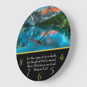 Romeinen 6:23 gouden meermonden grote klok (Hoek)