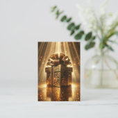 Romeinen 6:23 KJV Kaarten - Kerstcadeau van God Visitekaartje (Staand voorkant)