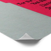 Romeinen 6:23 Voor het loon van zonde is de dood.. Poster (Hoek)