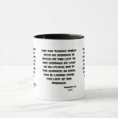 Romeinen 7:2 KJV Bijbel Schrift Two-Tone Mok (Midden)