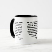 Romeinen 7:2 KJV Bijbel Schrift Two-Tone Mok (Voorkant links)