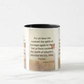 Romeinen 8:15 KJV Bijbel Schrift afbeelding tweekl Mok (Midden)