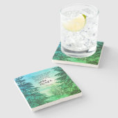 Romeinen 8:15 We roepen 'Abba Vader' op Stenen Onderzetter (Zijkant)