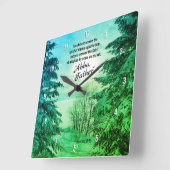 Romeinen 8:15 We roepen 'Abba Vader' op Vierkante Klok (Hoek)