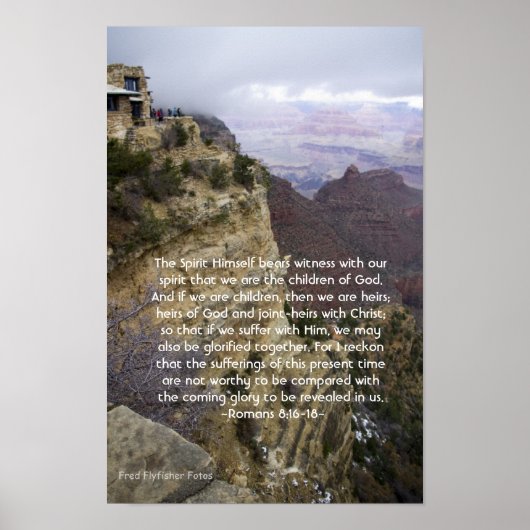 Romeinen 8:16-18 Poster (Voorkant)