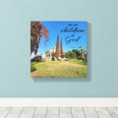 Romeinen 8:16 Canvasprint | Kinderen van God Canvas Afdruk (Insitu (Houten vloer))