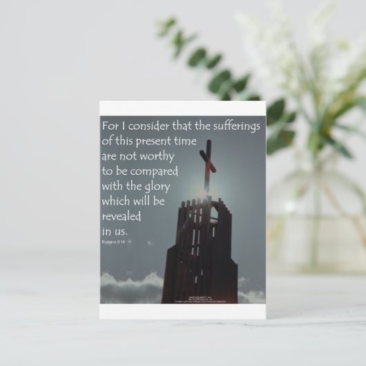 Romeinen 8:18 Te onthullen glorie Briefkaart (Staand voorkant)