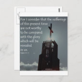 Romeinen 8:18 Te onthullen glorie Briefkaart (Voorkant / Achterkant)