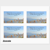 Romeinen 8:1 Daarom is er nu geen veroordeling Rechthoekige Sticker (Vel)