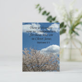 Romeinen 8:1 Er is dus geen veroordeling meer Briefkaart (Staand voorkant)