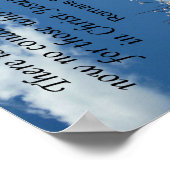 Romeinen 8:1 Er is dus geen veroordeling meer Poster (Hoek)